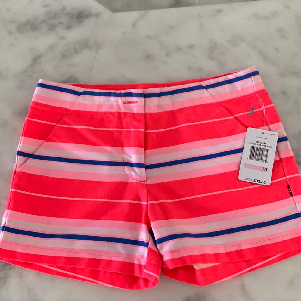 Nautical big girls shorts